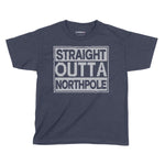 Straight Outta Northpole | Kids Christmas T-Shirt Chroma Clothing