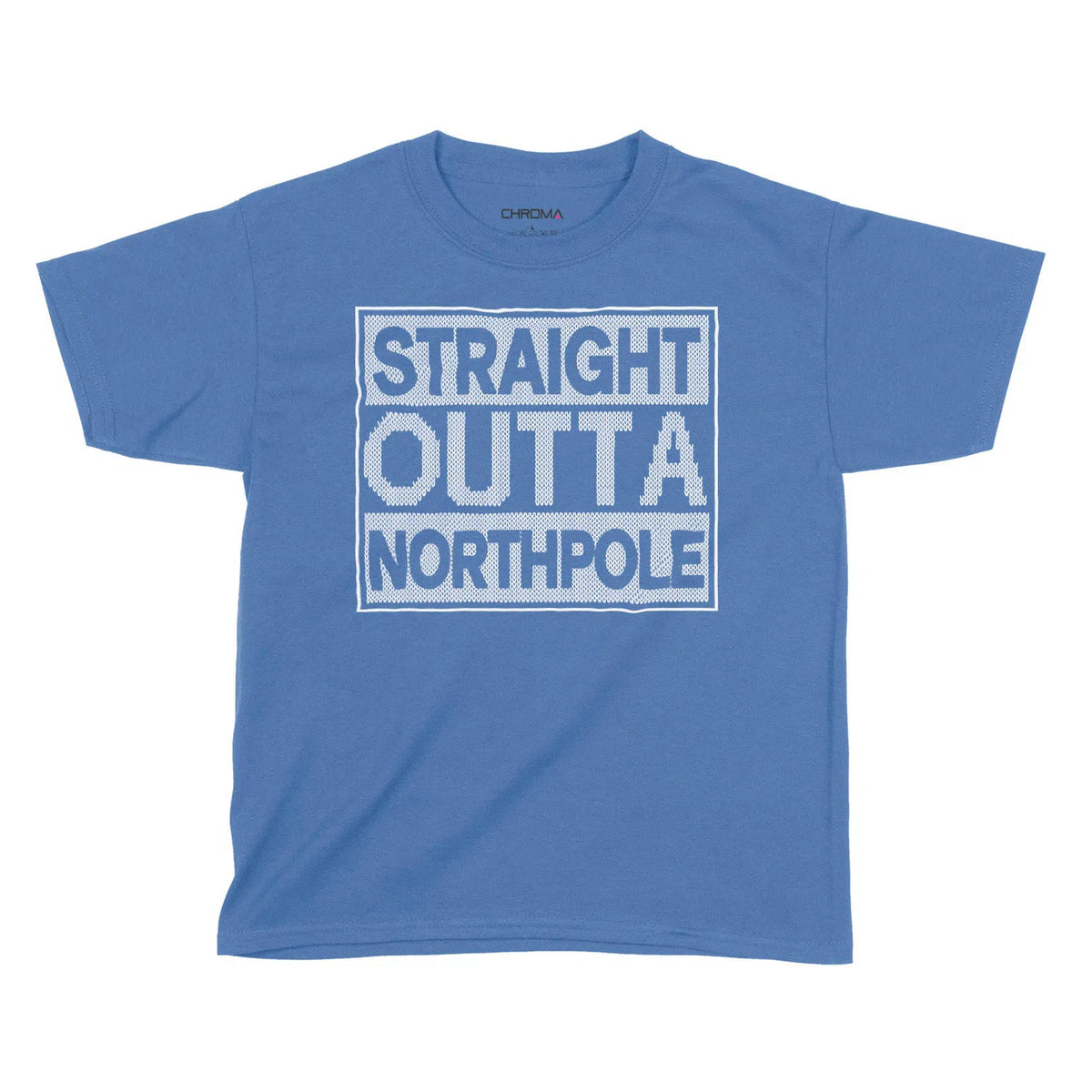 Straight Outta Northpole | Kids Christmas T-Shirt Chroma Clothing