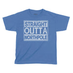 Straight Outta Northpole | Kids Christmas T-Shirt Chroma Clothing