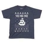 Yo Ho Ho Pirate Festive Stitch | Kids Christmas T-Shirt Chroma Clothing