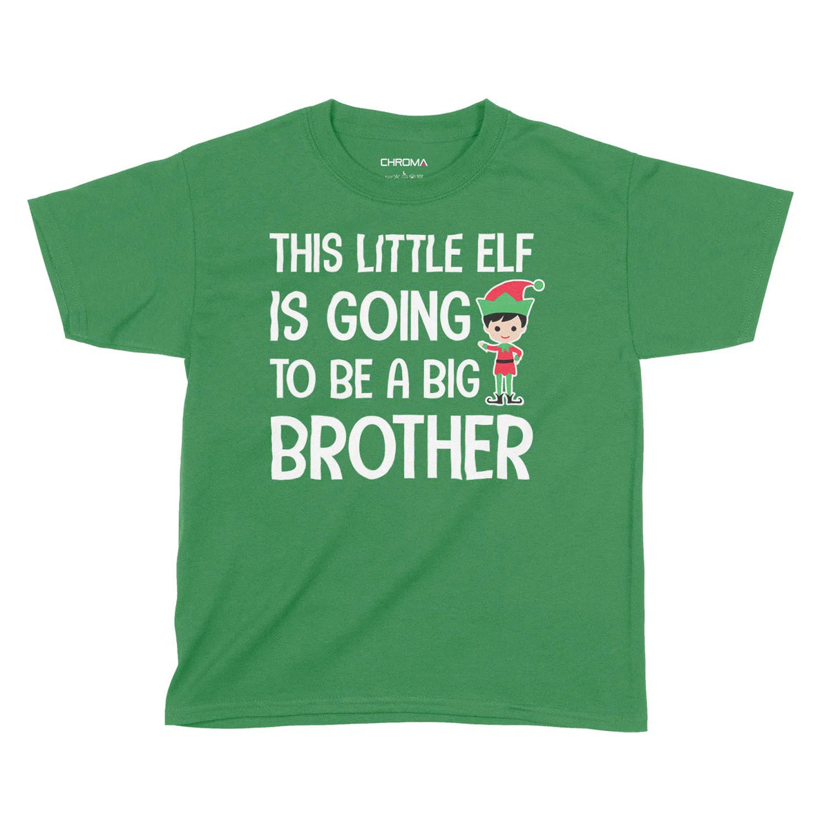 This Little Elf Brother | Kids Christmas T-Shirt Chroma Clothing