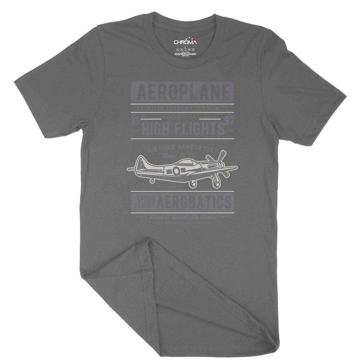 Aeroplane | Vintage Adult T-Shirt | Classic Vintage Clothing Chroma Clothing