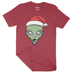 Cool Alien Santa | Unisex Christmas T-Shirt Chroma Clothing