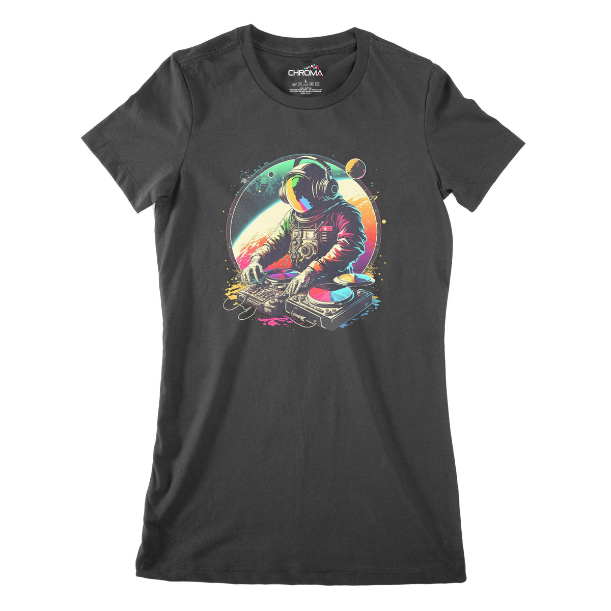 Astro Dj Women's Classic Fitted T-Shirt Chroma Clothing