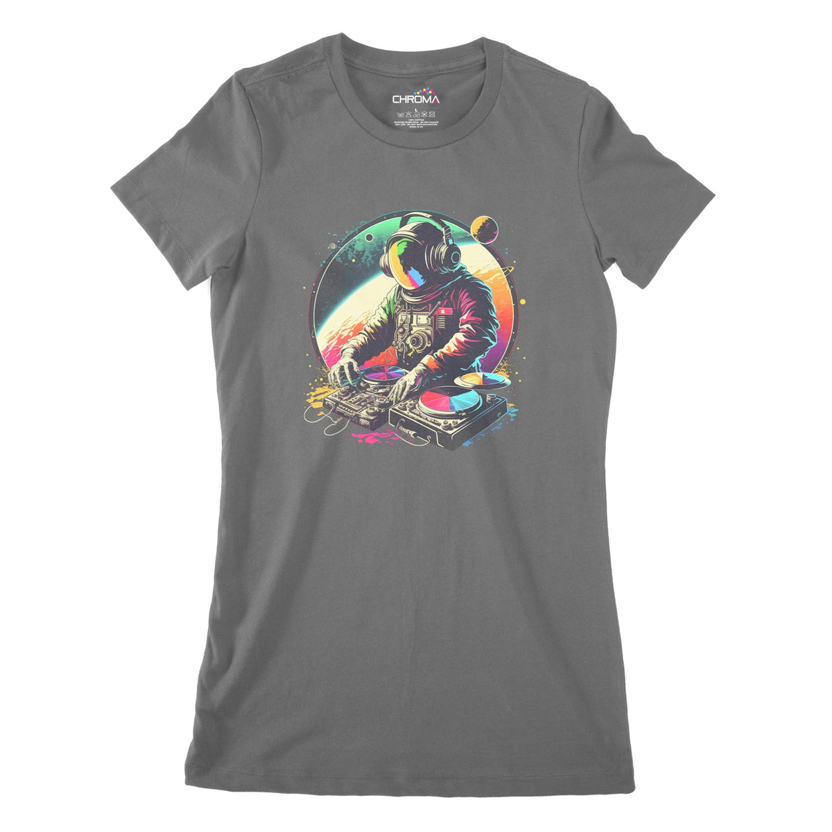 Astro Dj Women's Classic Fitted T-Shirt Chroma Clothing