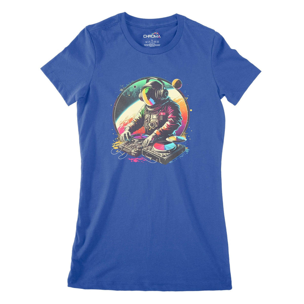 Astro Dj Women's Classic Fitted T-Shirt Chroma Clothing