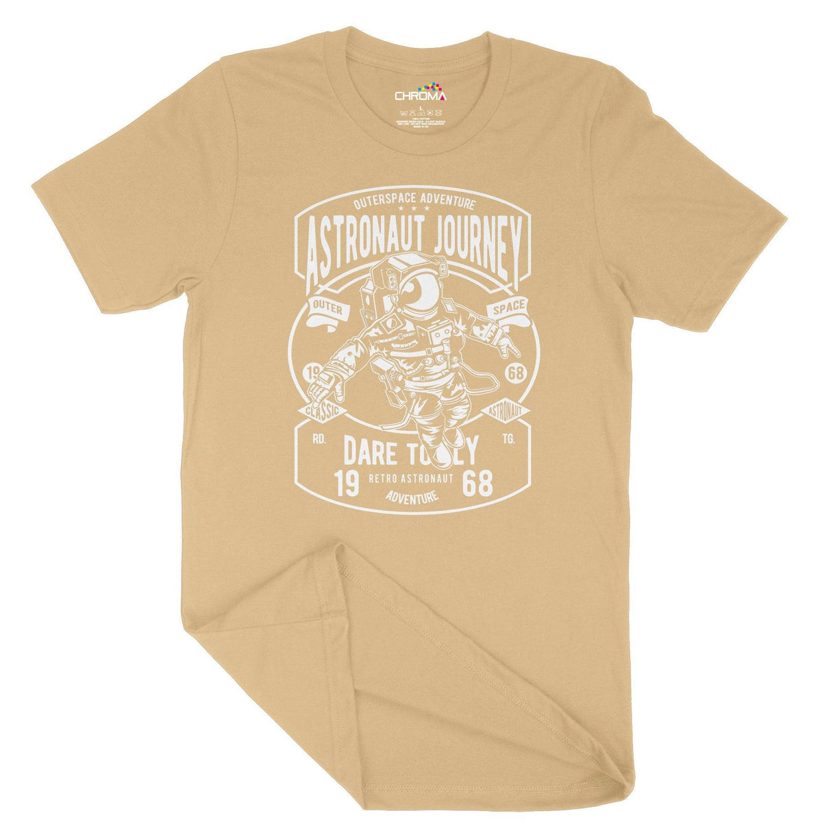 Astronaut Journey | Vintage Adult T-Shirt | Classic Vintage Clothing Chroma Clothing