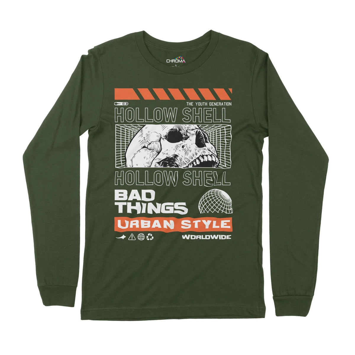 Bad Things | Long-Sleeve T-Shirt | Premium Quality Streetwear Chroma Clothing