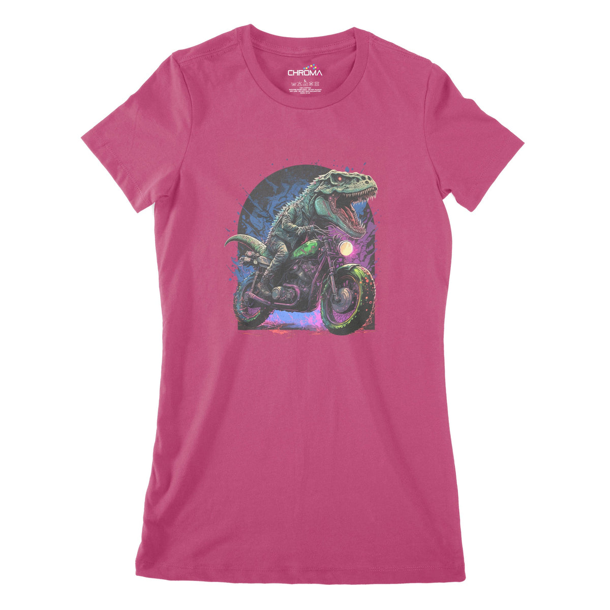 Badass Dinosaur Club Women's Classic Fitted T-Shirt Chroma Clothing