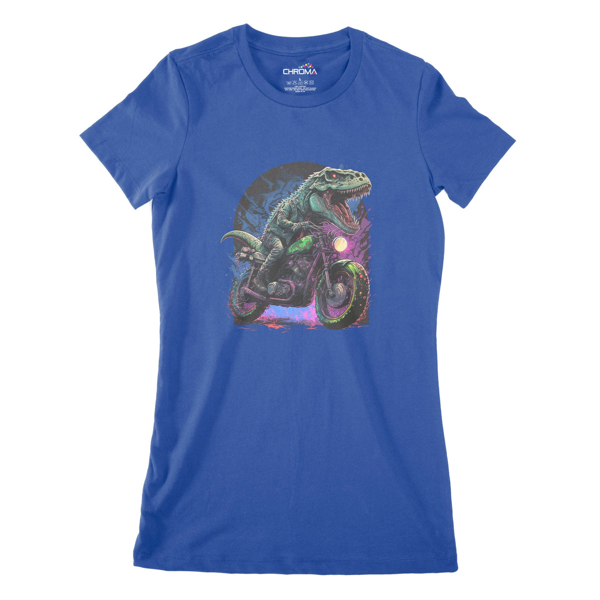 Badass Dinosaur Club Women's Classic Fitted T-Shirt Chroma Clothing