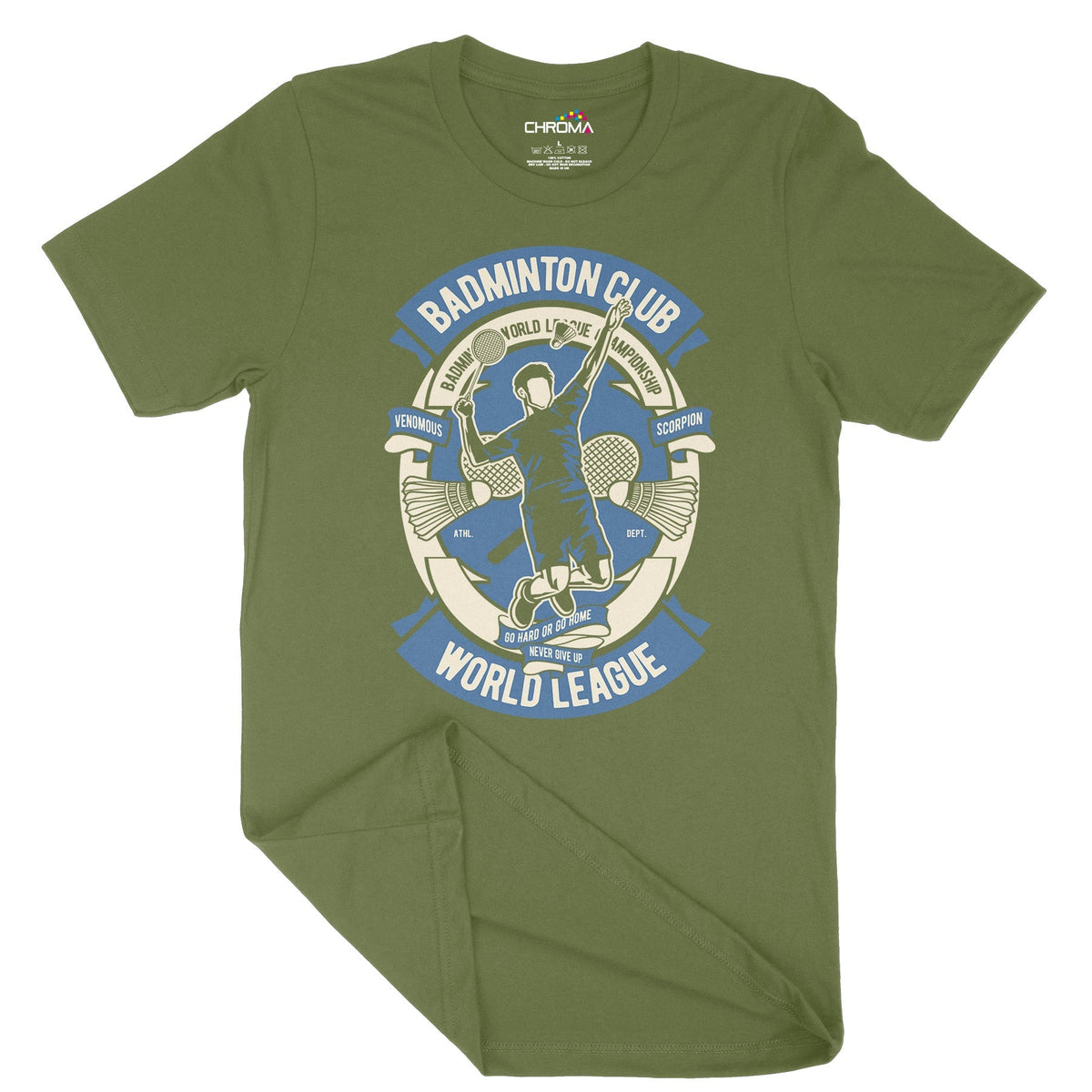 Badminton Club | Vintage Adult T-Shirt | Classic Vintage Clothing Chroma Clothing