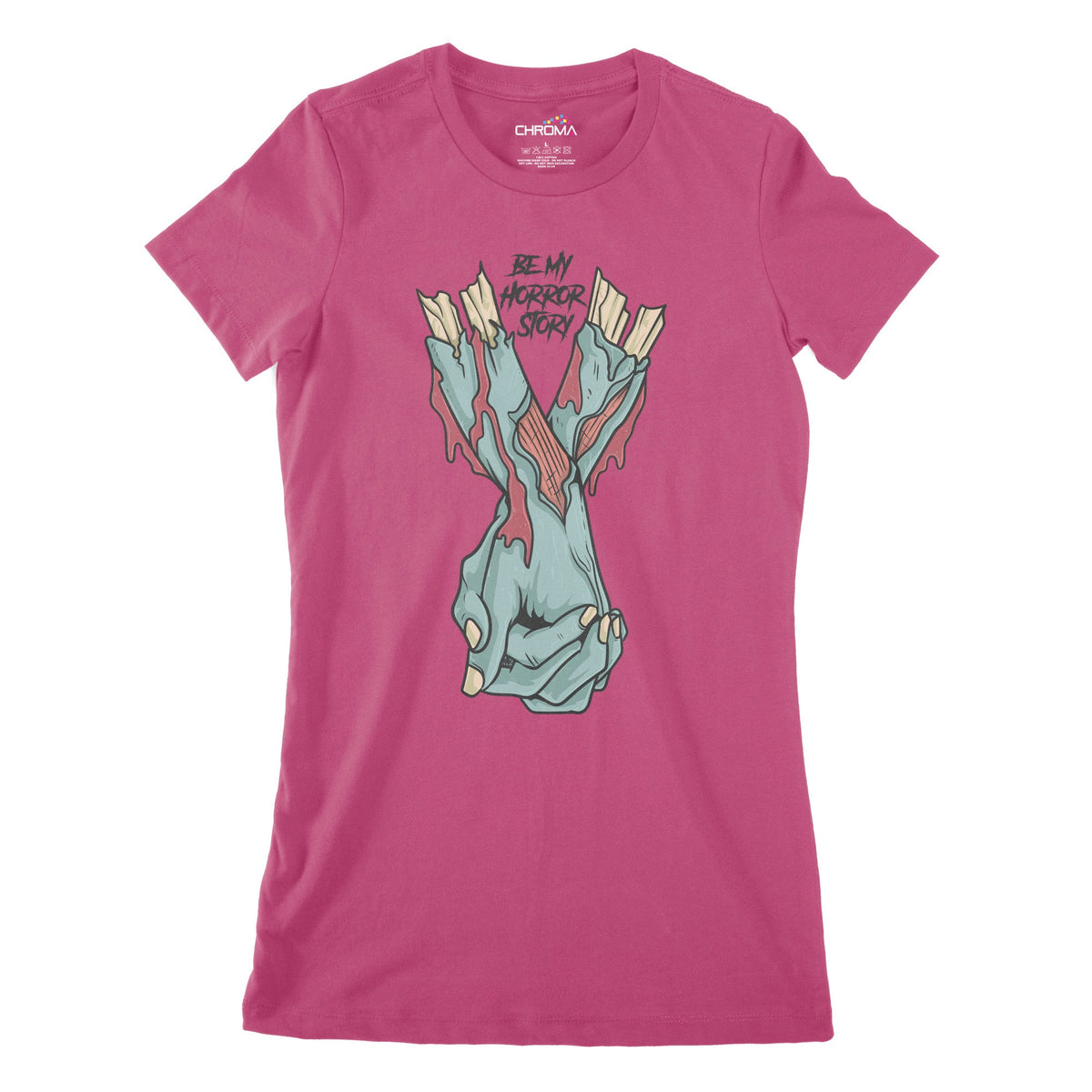 Be My Horror Story Women's Classic Fitted T-Shirt | Premium HalloweenChroma Clothing