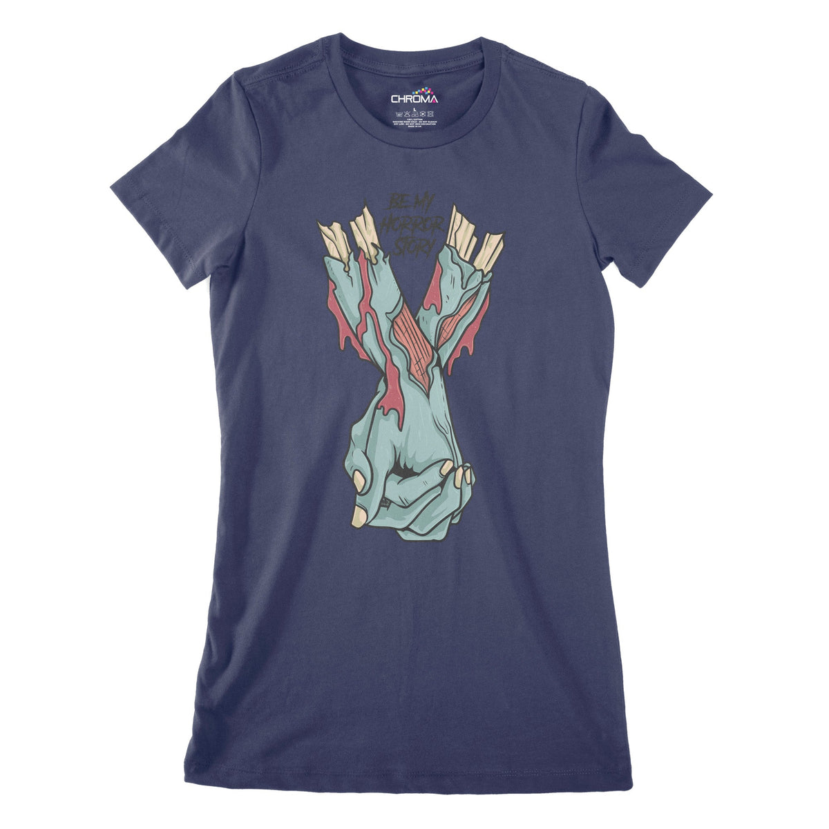 Be My Horror Story Women's Classic Fitted T-Shirt | Premium HalloweenChroma Clothing