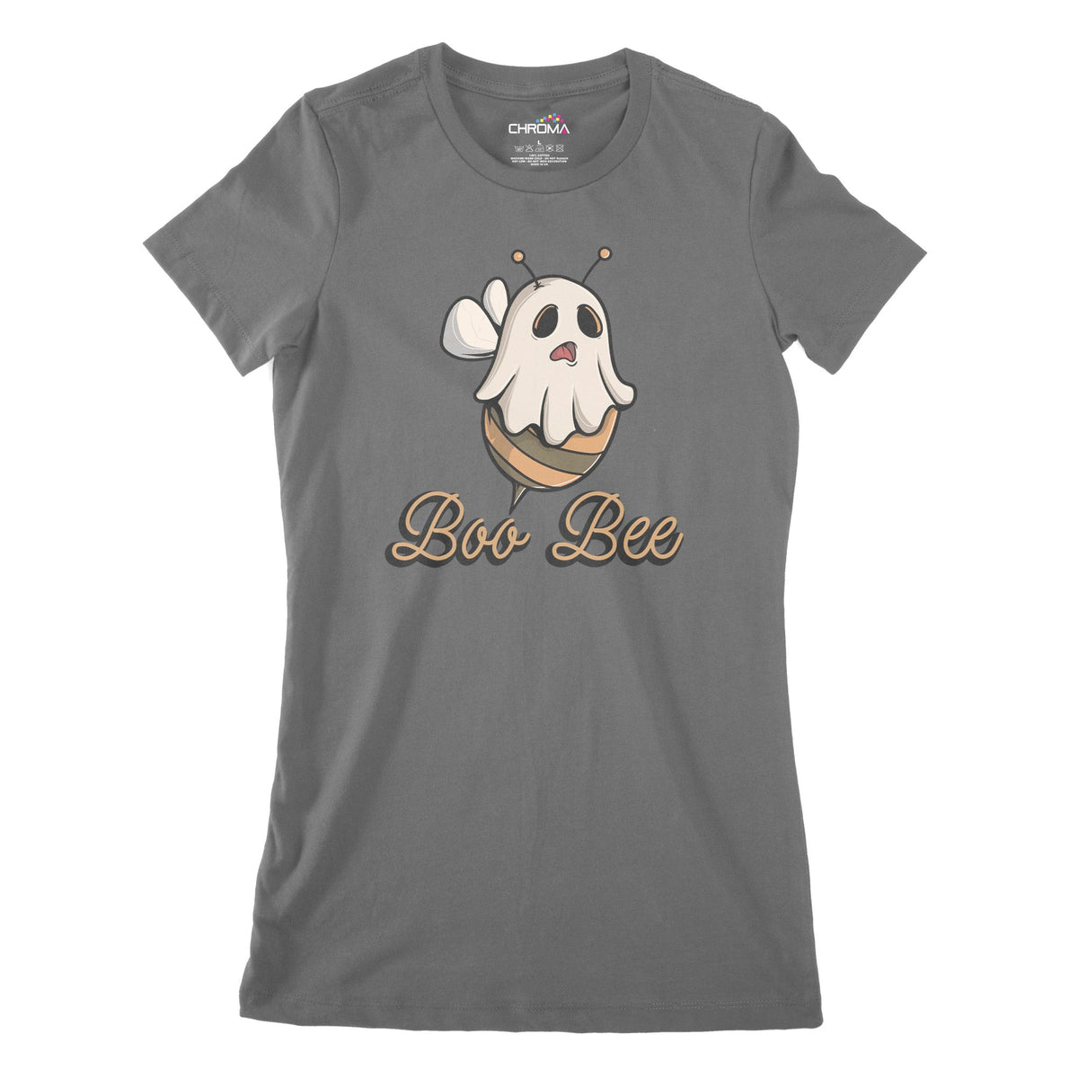 Boo-Bee Women's Classic Fitted T-Shirt | Premium Halloween Clothing Chroma Clothing