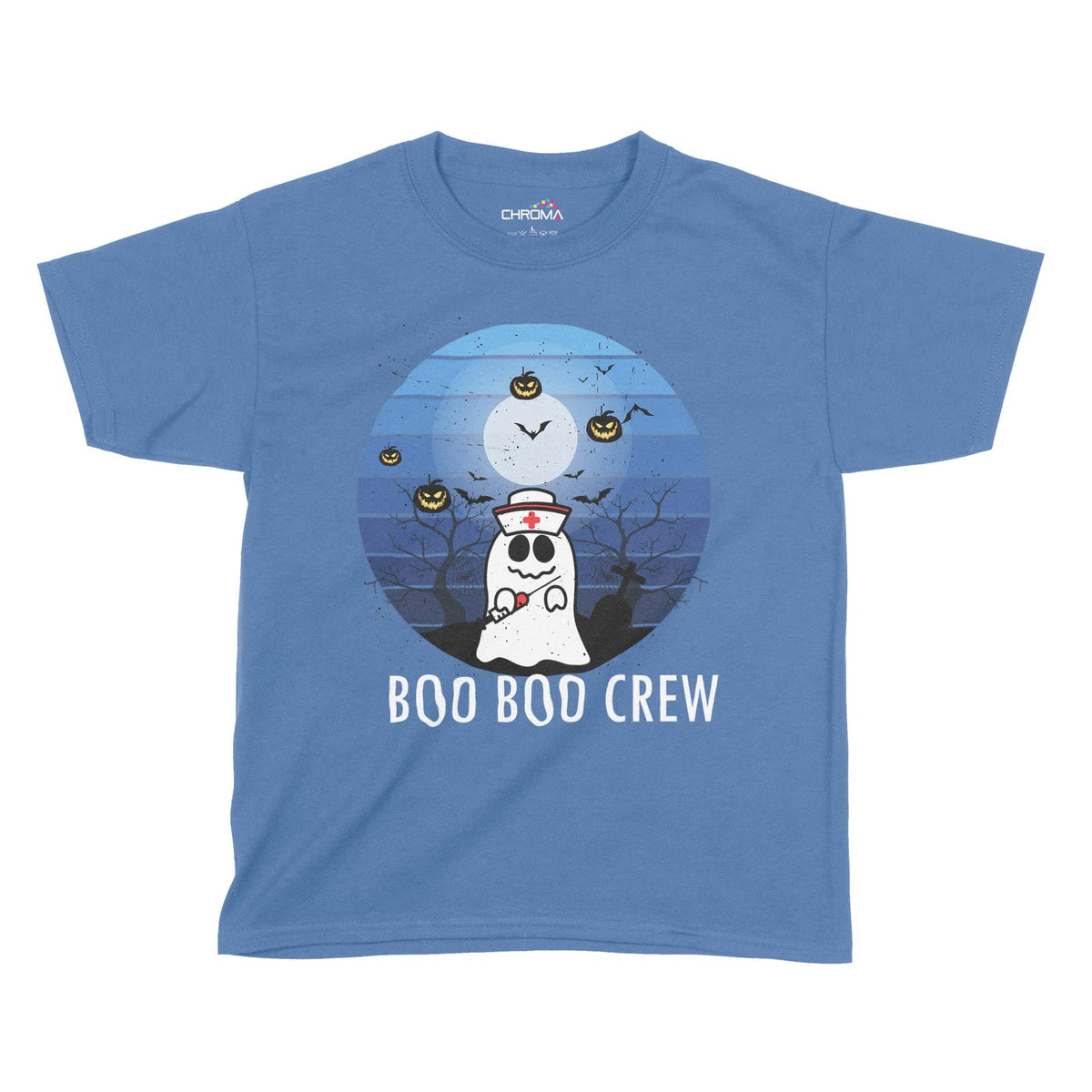 Boo Boo Crew Halloween Kids T-Shirt | Premium Halloween Clothing Chroma Clothing