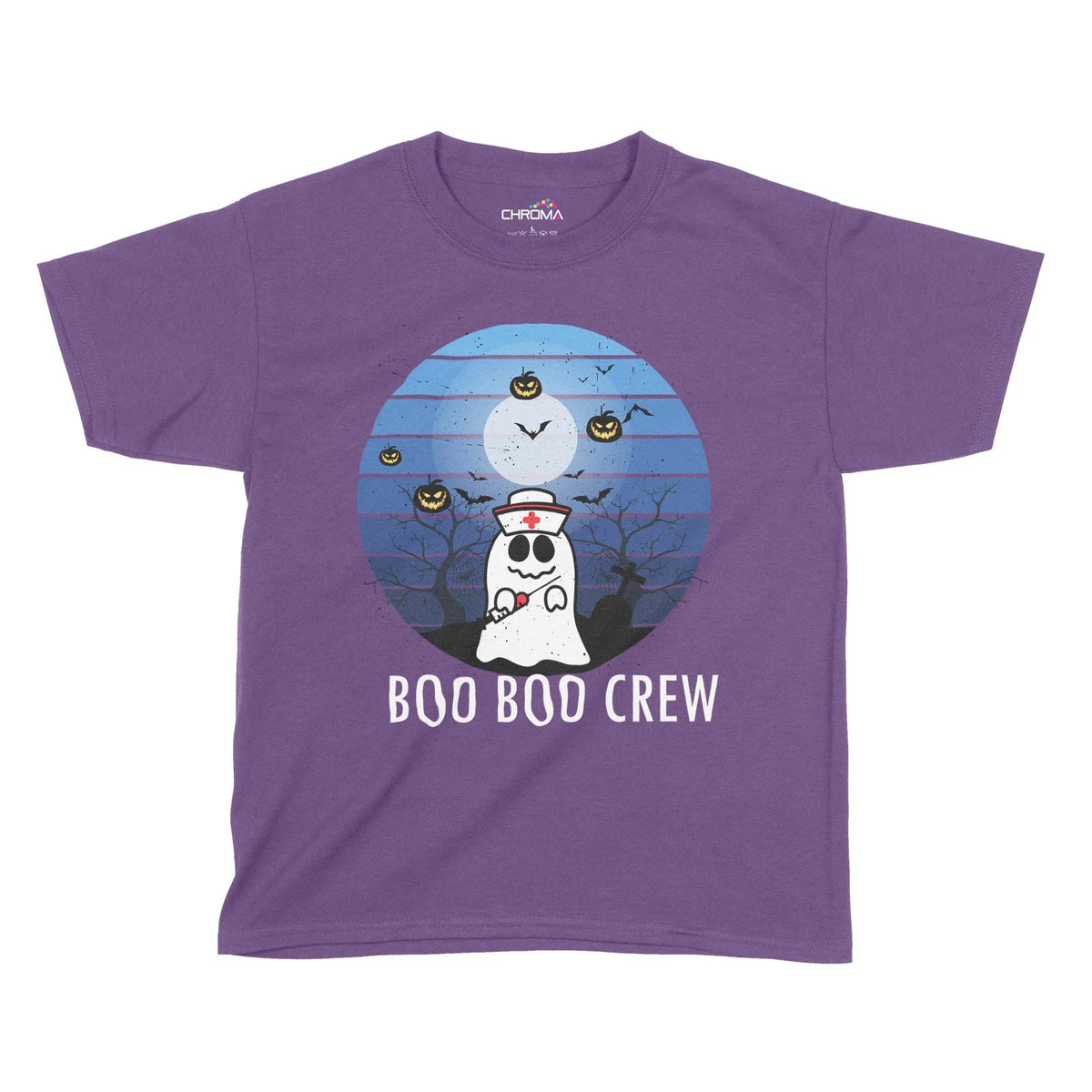 Boo Boo Crew Halloween Kids T-Shirt | Premium Halloween Clothing Chroma Clothing