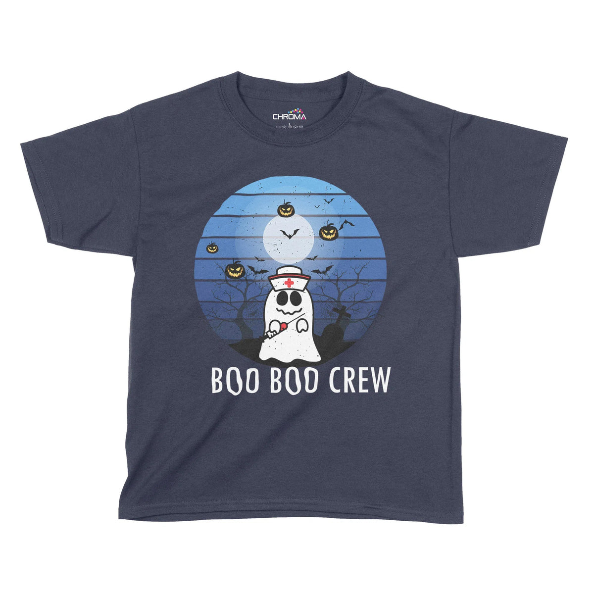 Boo Boo Crew Halloween Kids T-Shirt | Premium Halloween Clothing Chroma Clothing