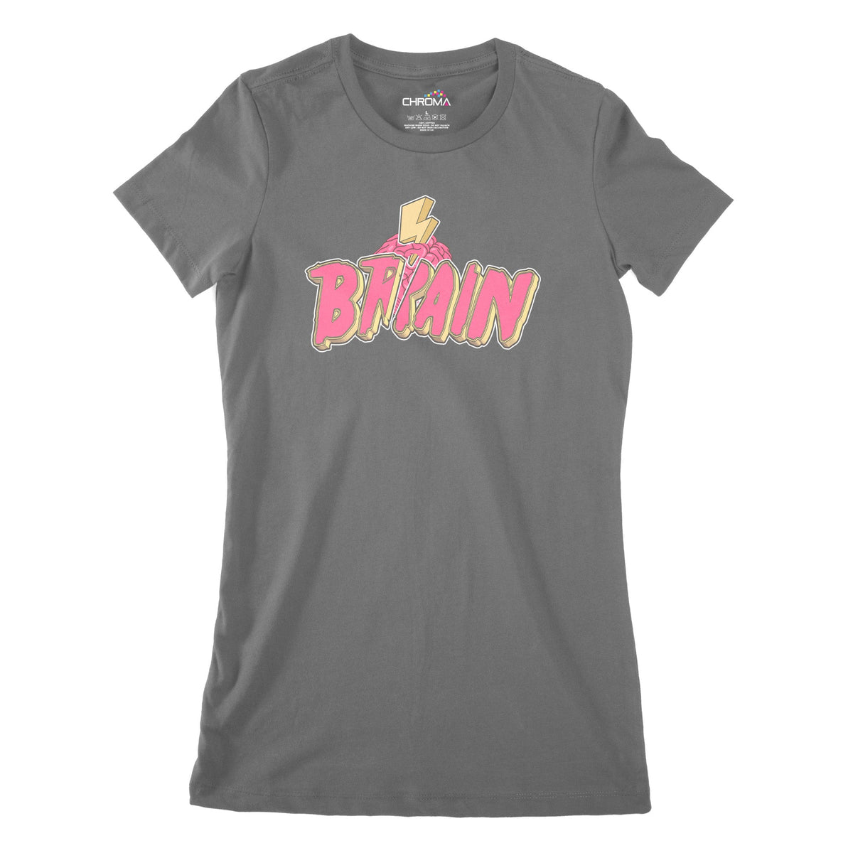 Brain Thunder Women's Classic Fitted T-Shirt Chroma Clothing