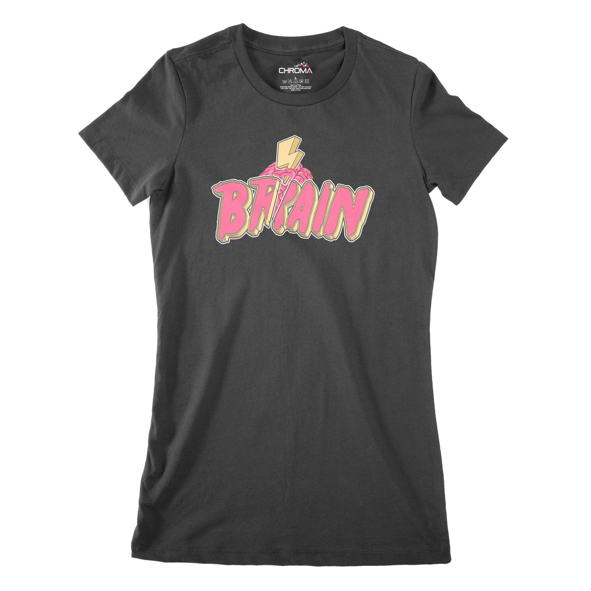 Brain Thunder Women's Classic Fitted T-Shirt Chroma Clothing