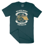 Bulldozer Construction | Vintage Adult T-Shirt | Classic Vintage Cloth Chroma Clothing