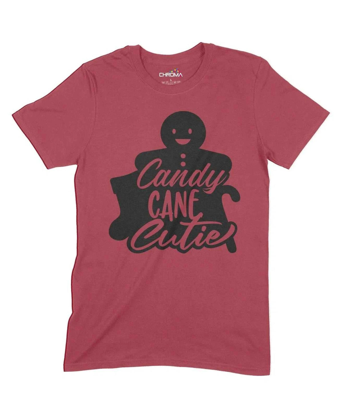 Candy Cane Cutie Unisex Adult T-Shirt Chroma Clothing