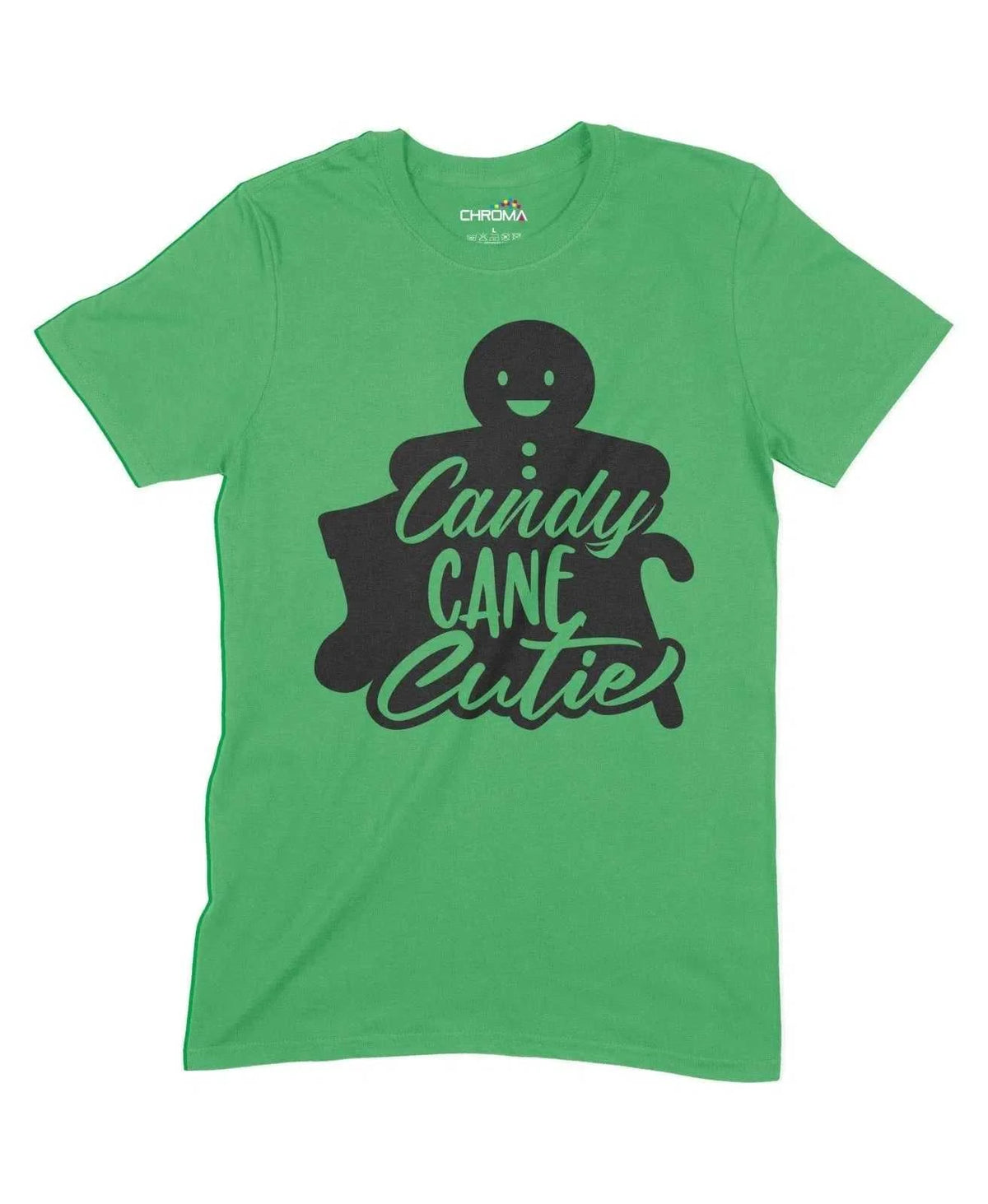 Candy Cane Cutie Unisex Adult T-Shirt Chroma Clothing