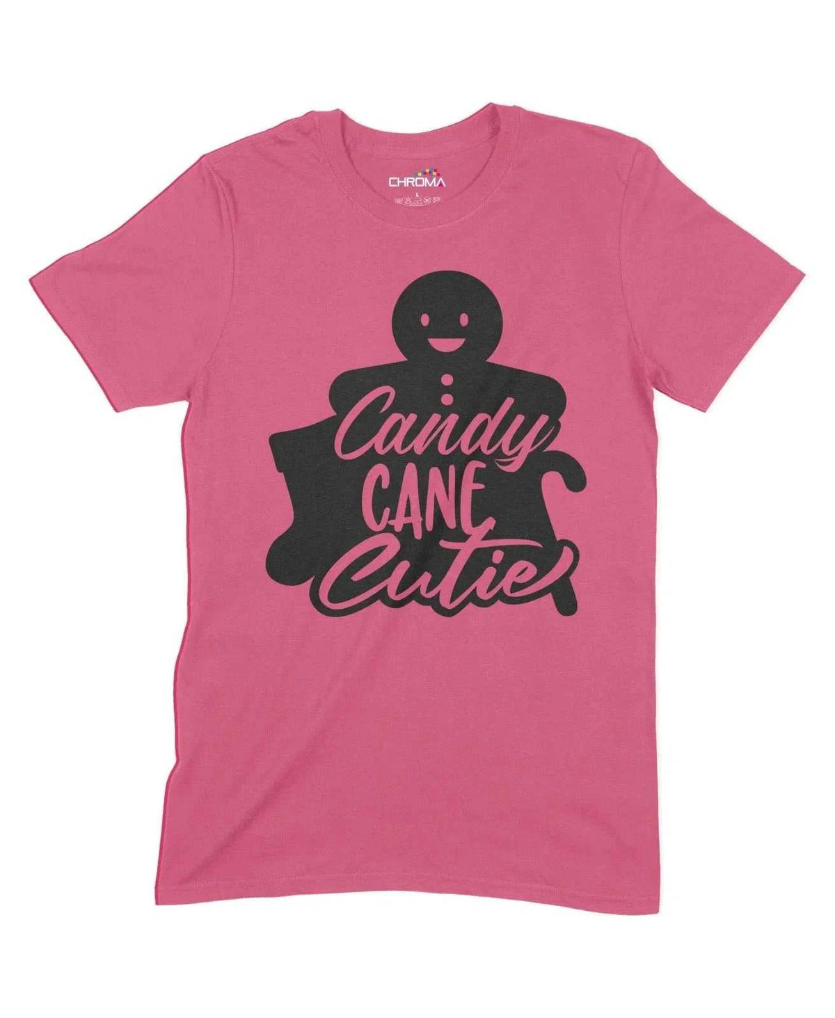 Candy Cane Cutie Unisex Adult T-Shirt Chroma Clothing