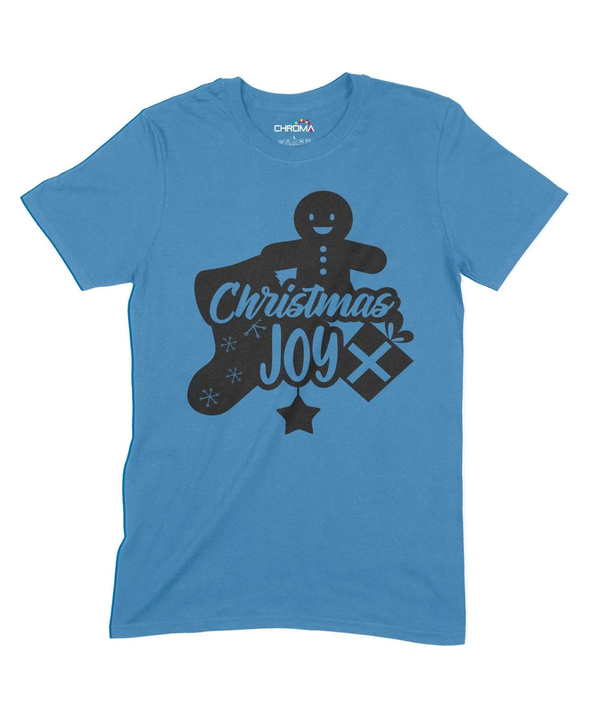 Christmas Joy Unisex Adult T-Shirt Chroma Clothing