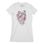Classic Ghost Women's Classic Fitted T-Shirt | Premium Halloween Cloth Chroma Clothing