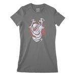 Classic Ghost Women's Classic Fitted T-Shirt | Premium Halloween Cloth Chroma Clothing