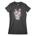 Classic Ghost Women's Classic Fitted T-Shirt | Premium Halloween Cloth Chroma Clothing