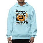 Anime Pumpkin Adult Pullover Hoodie | Premium Halloween Clothing