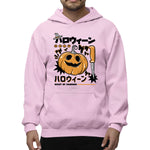 Anime Pumpkin Adult Pullover Hoodie | Premium Halloween Clothing