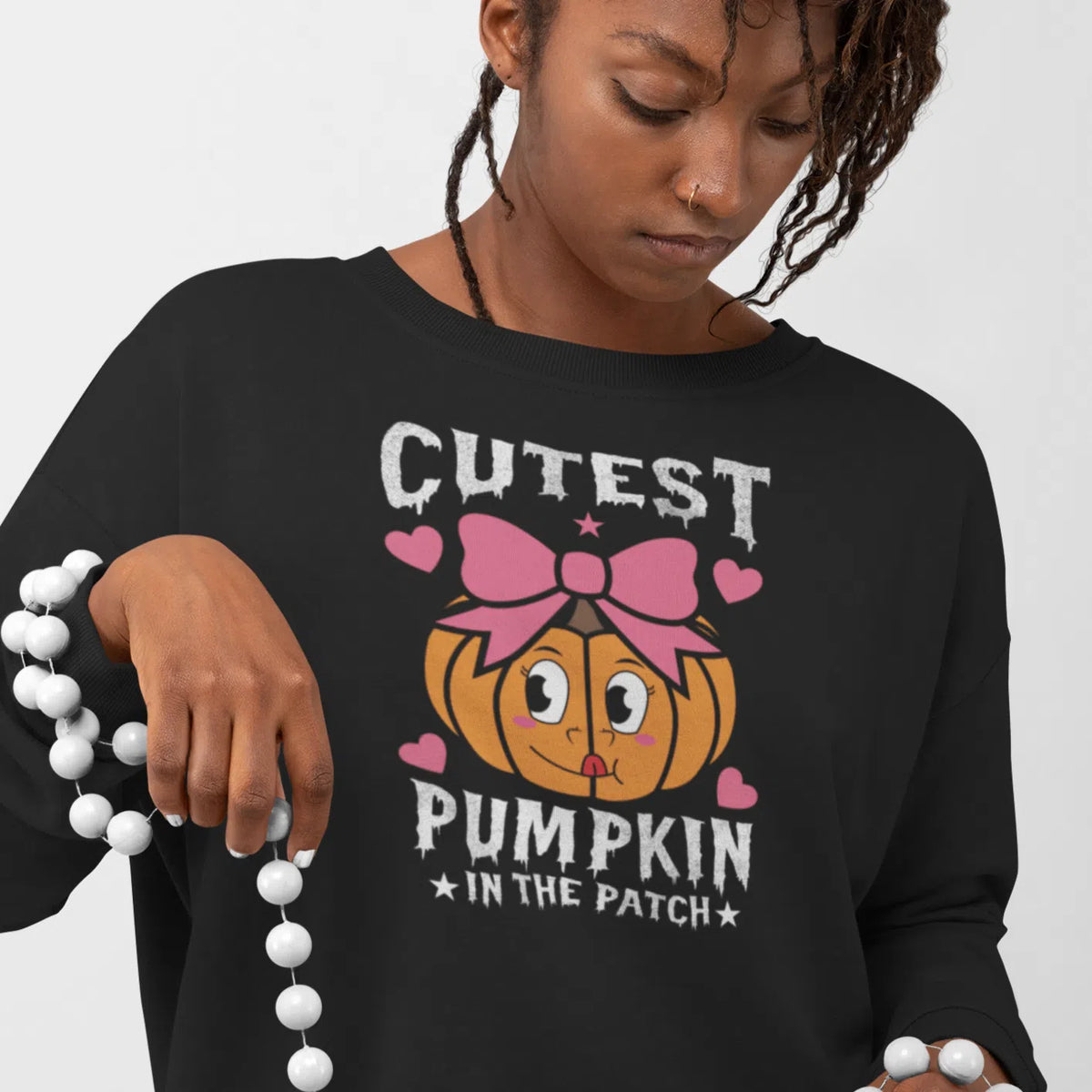 Cutest Pumpkin In The Patch | Halloween Unisex Adult Sweatshirt | Prem Chroma Clothing