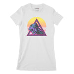 Cyborg Head Cyberpunk Women's Classic Fitted T-Shirt | Premium Quality Chroma Clothing