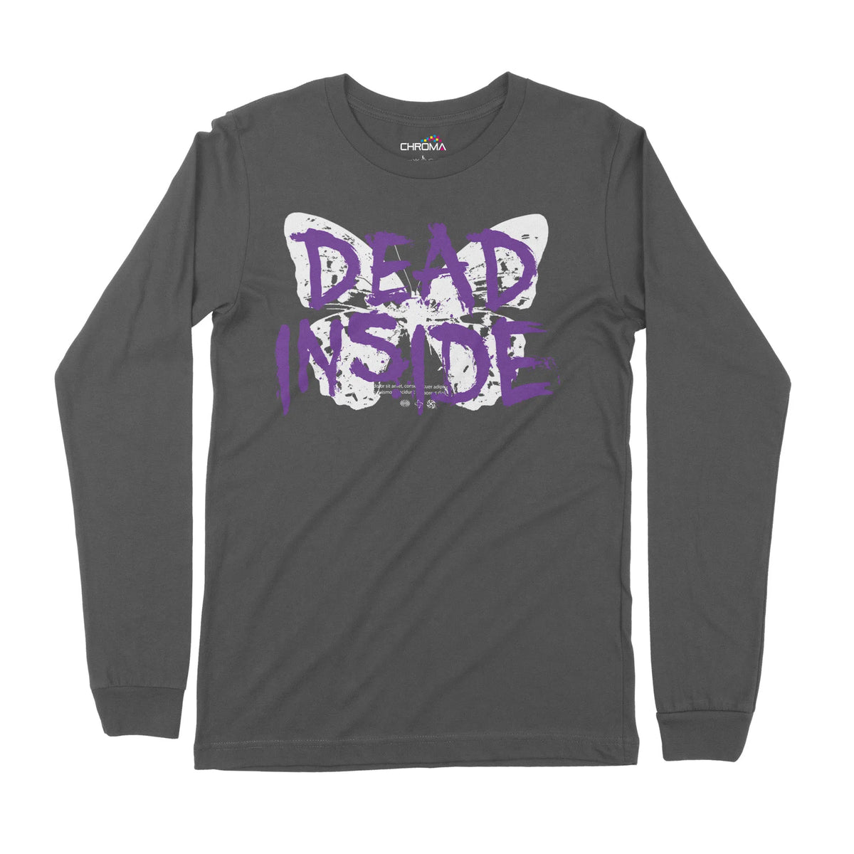Dead Inside | Long-Sleeve T-Shirt | Premium Quality Streetwear Chroma Clothing