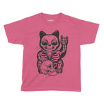 Demon Kitten Halloween Kids T-Shirt | Premium Halloween Clothing Chroma Clothing