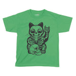 Demon Kitten Halloween Kids T-Shirt | Premium Halloween Clothing Chroma Clothing