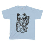 Demon Kitten Halloween Kids T-Shirt | Premium Halloween Clothing Chroma Clothing