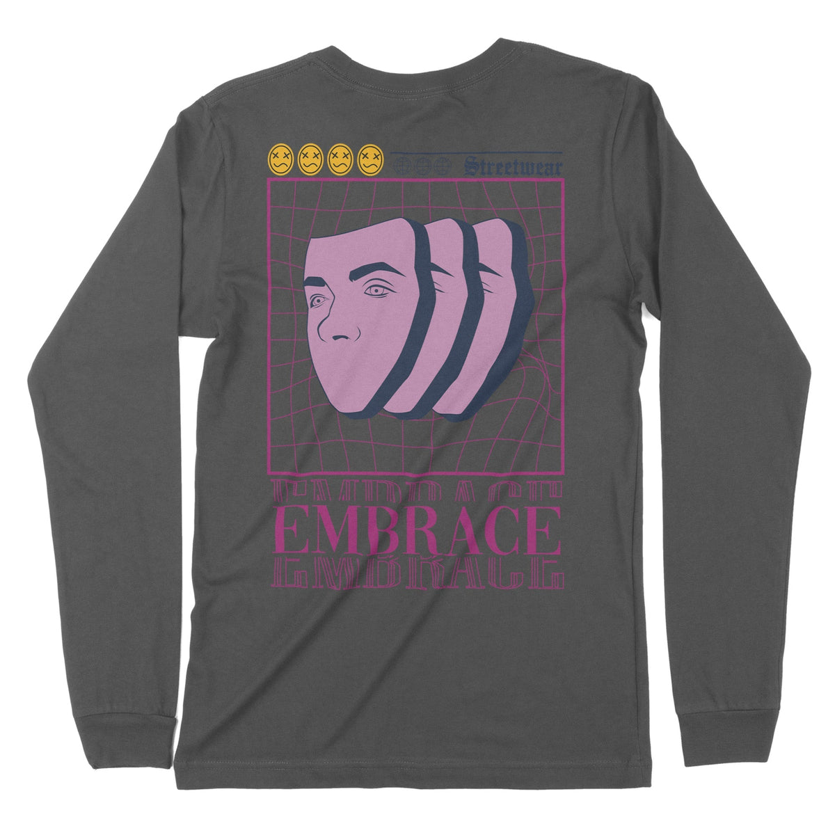 Embrace | Back Print | Long-Sleeve T-Shirt | Premium Quality Streetwea Chroma Clothing