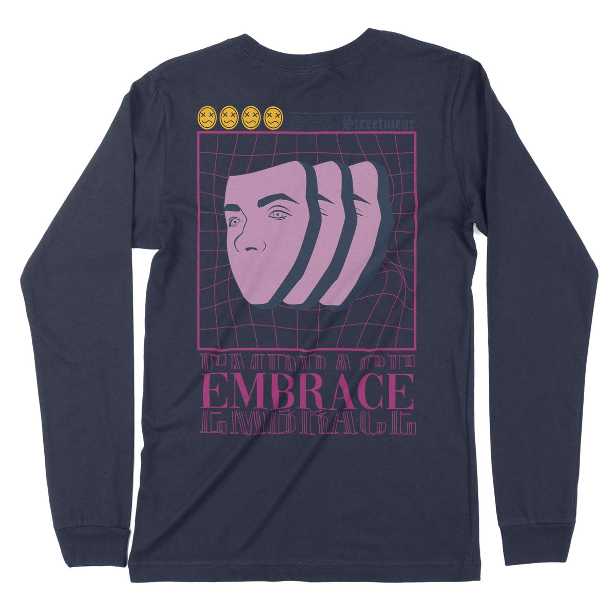 Embrace | Back Print | Long-Sleeve T-Shirt | Premium Quality Streetwea Chroma Clothing