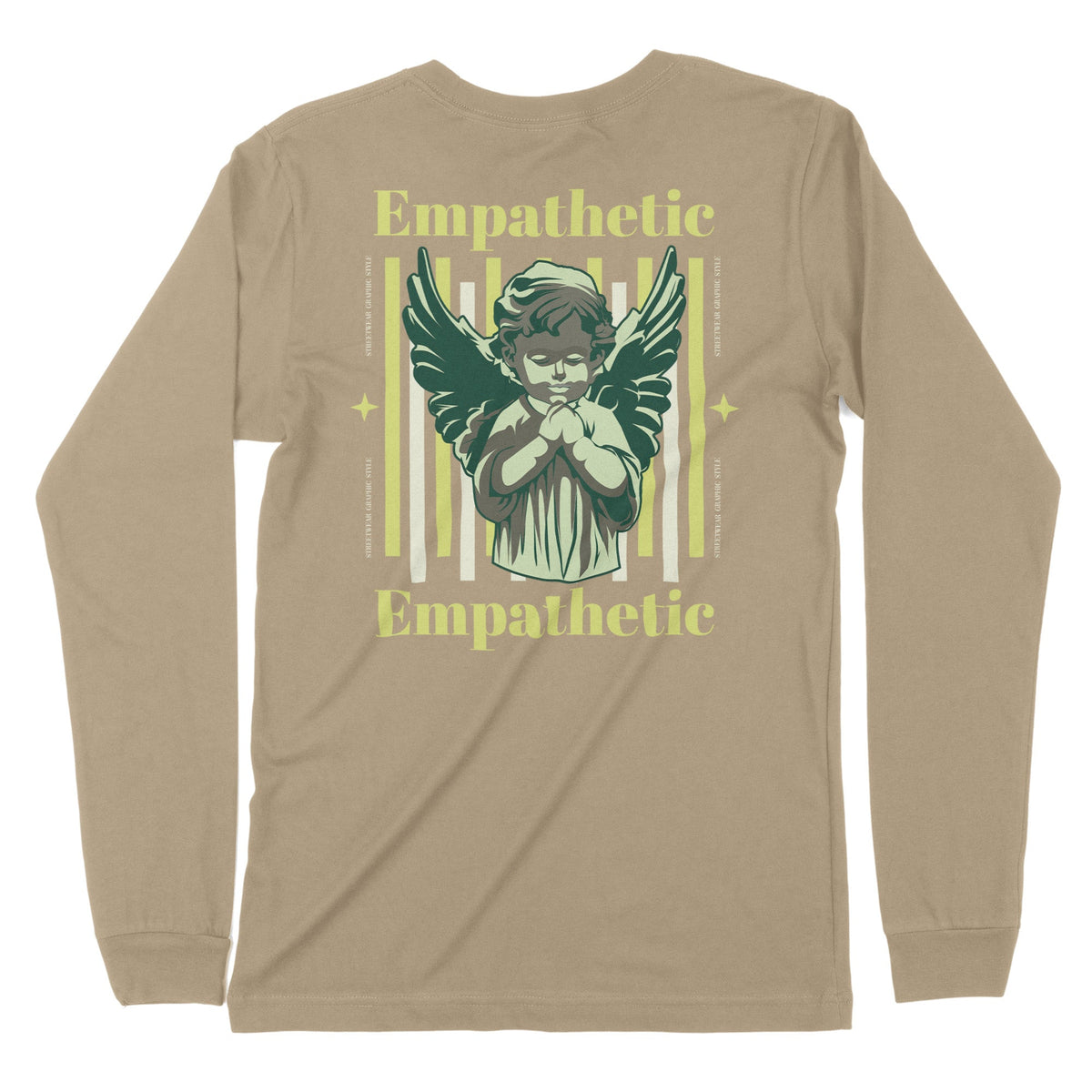 Empathetic | Back Print | Long-Sleeve T-Shirt | Premium Quality Street Chroma Clothing