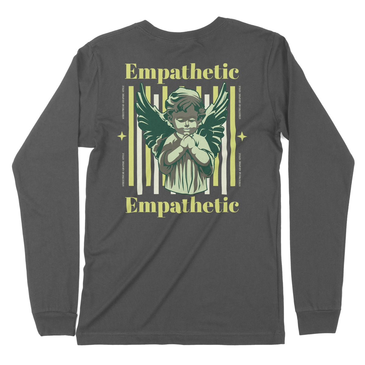 Empathetic | Back Print | Long-Sleeve T-Shirt | Premium Quality Street Chroma Clothing