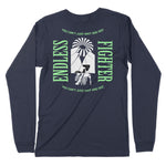 Endless Fighter | Back Print | Long-Sleeve T-Shirt | Premium Quality S Chroma Clothing