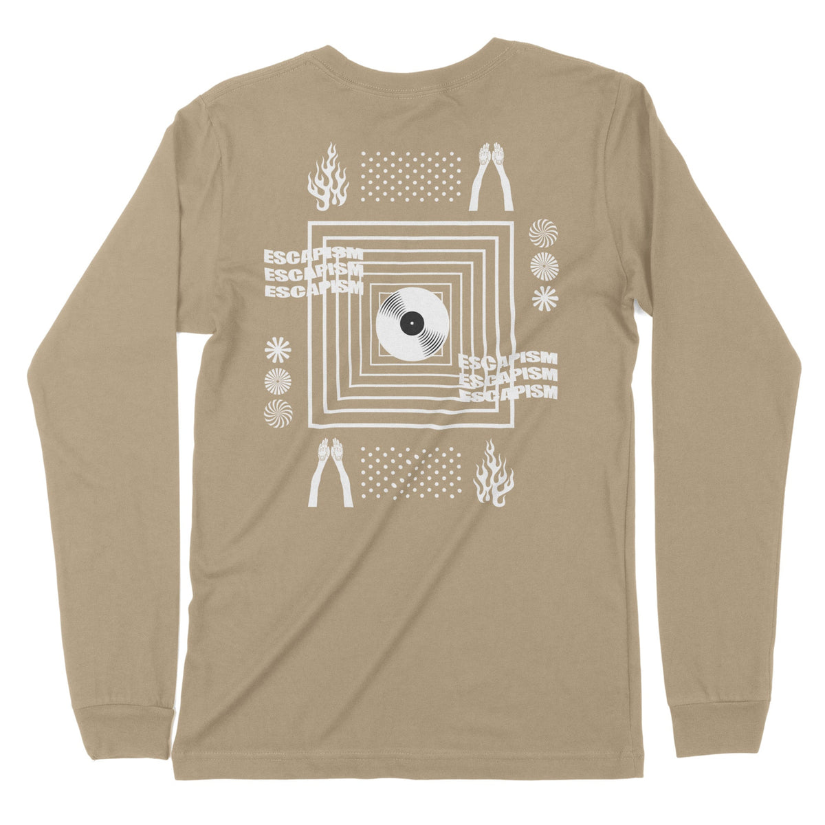 Escapism | Back Print | Long-Sleeve T-Shirt | Premium Quality Streetwe Chroma Clothing