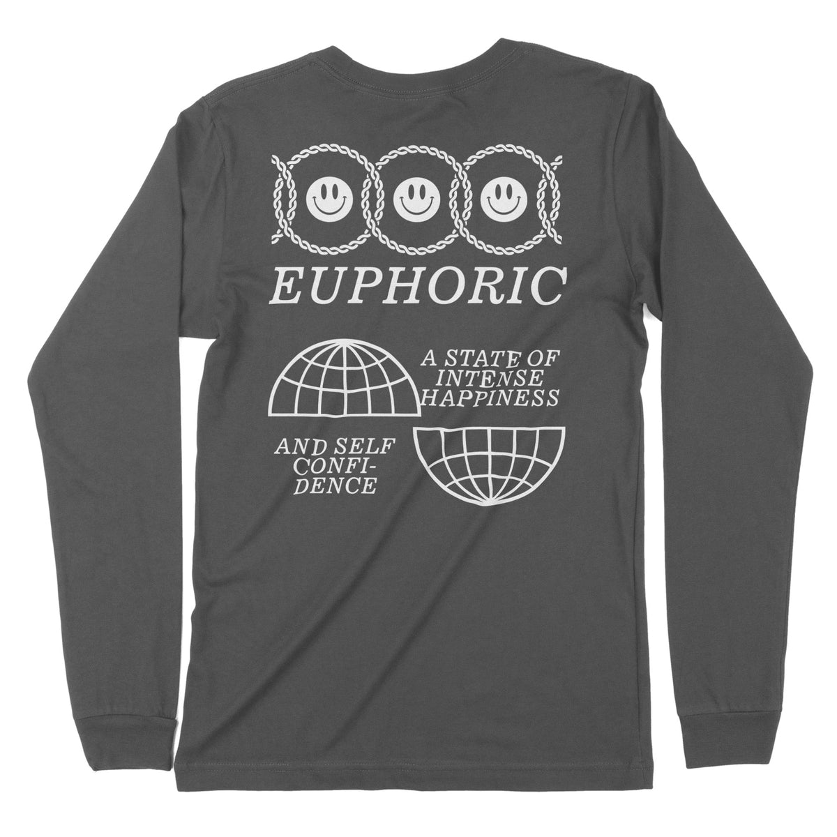 Euphoric | Back Print | Long-Sleeve T-Shirt | Premium Quality Streetwe Chroma Clothing