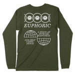 Euphoric | Back Print | Long-Sleeve T-Shirt | Premium Quality Streetwe Chroma Clothing