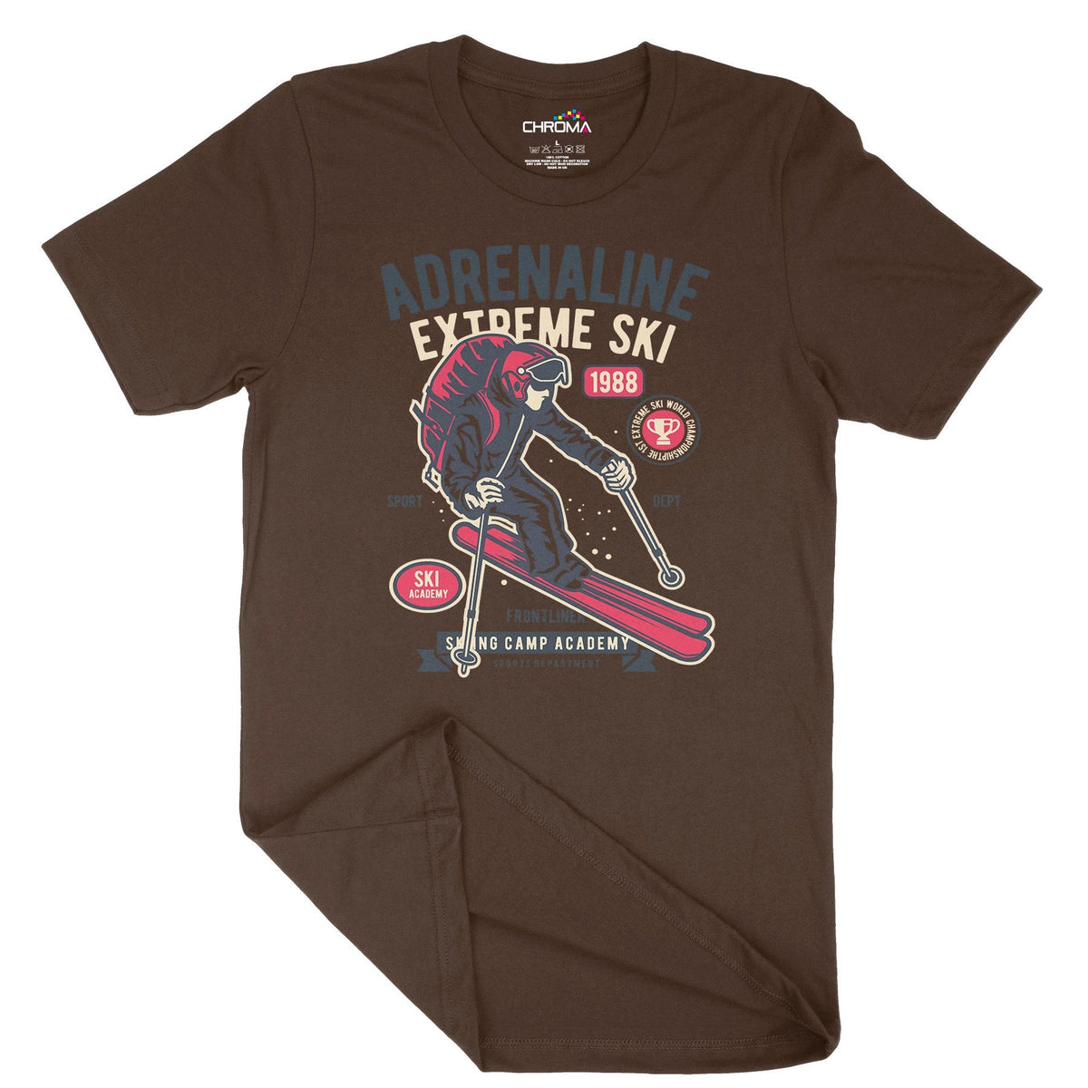 Extreme Ski | Vintage Adult T-Shirt | Classic Vintage Clothing Chroma Clothing