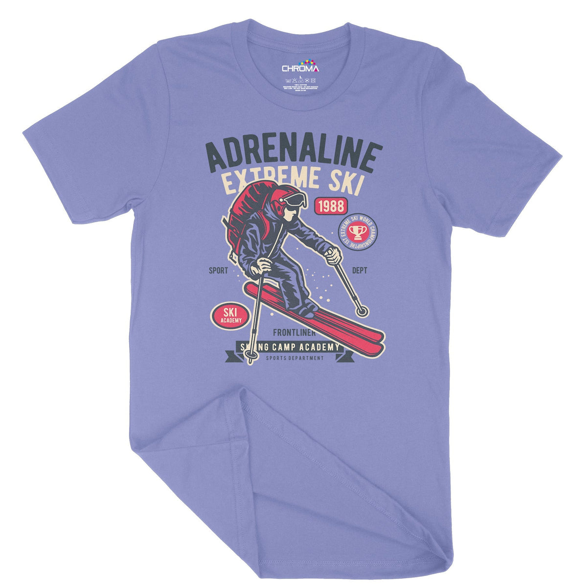 Extreme Ski | Vintage Adult T-Shirt | Classic Vintage Clothing Chroma Clothing