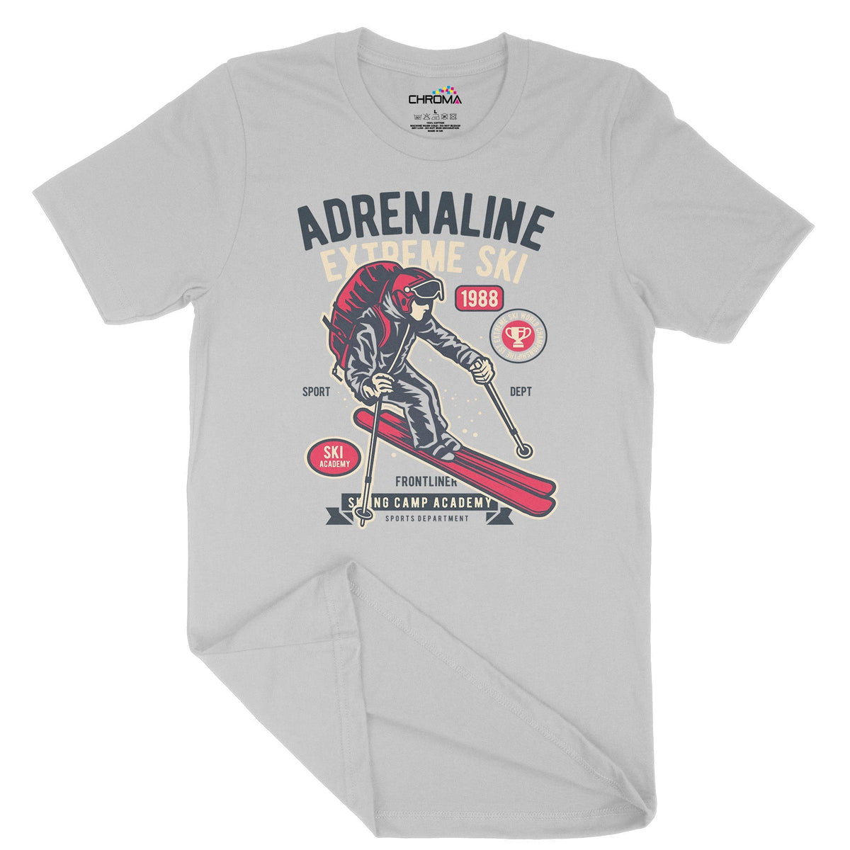 Extreme Ski | Vintage Adult T-Shirt | Classic Vintage Clothing Chroma Clothing